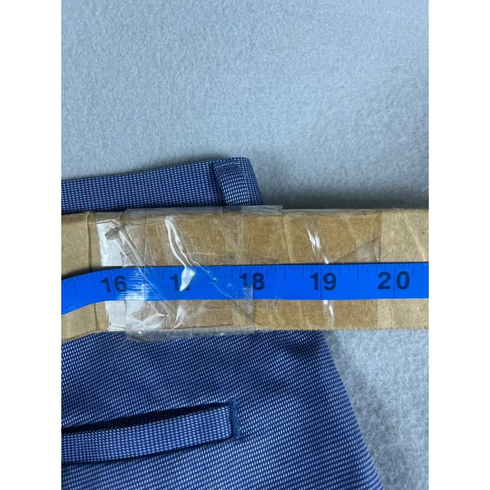 Banana Republic Pants Men 34x32 Blue Non-Iron Tailored Slim Fit Chino Work Dress